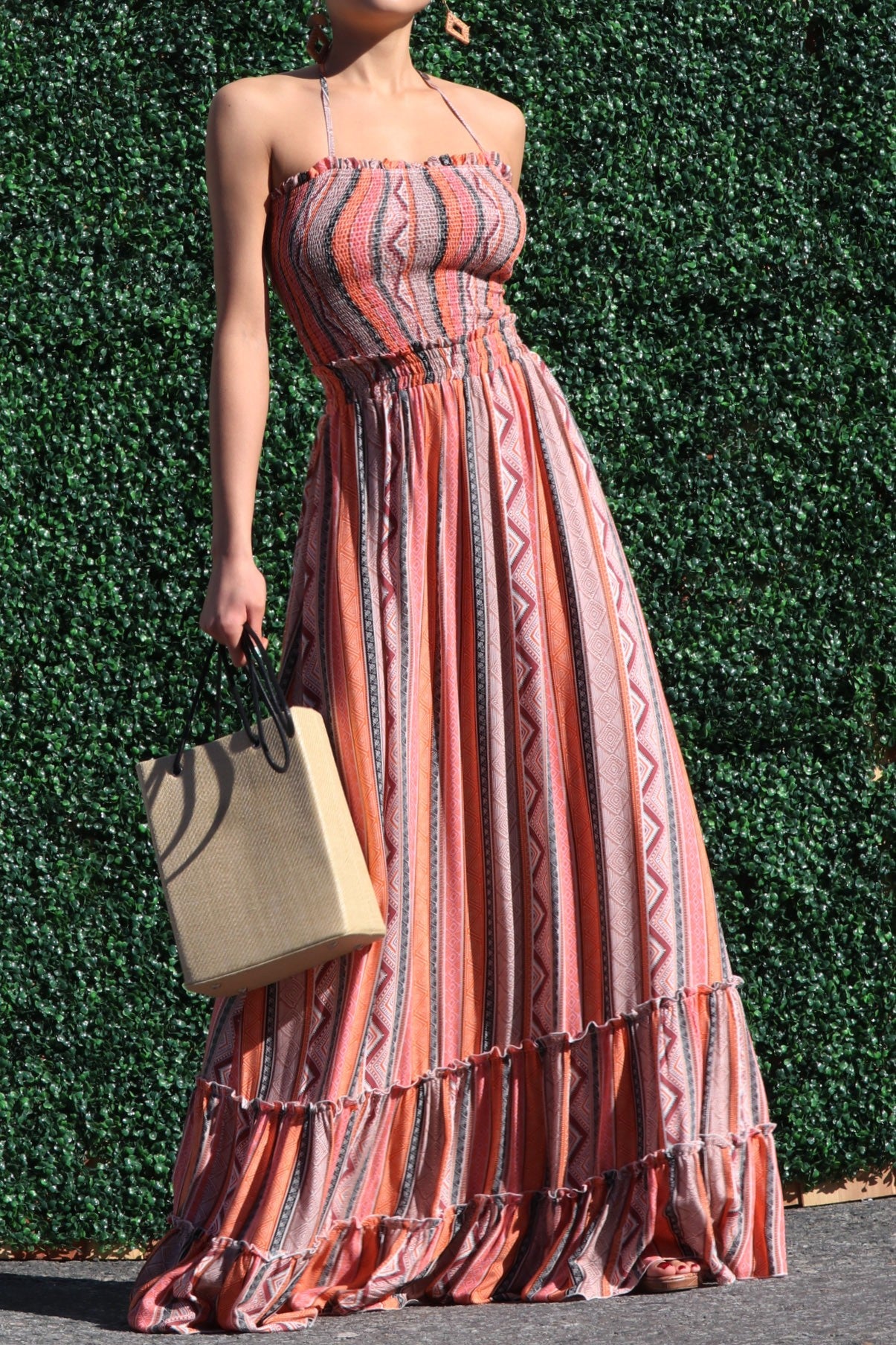 Maxi smock top dress with strappy back – Just G' Clothing Boutique Maxi smock top dress with strappy back – Just G' Clothing Boutique