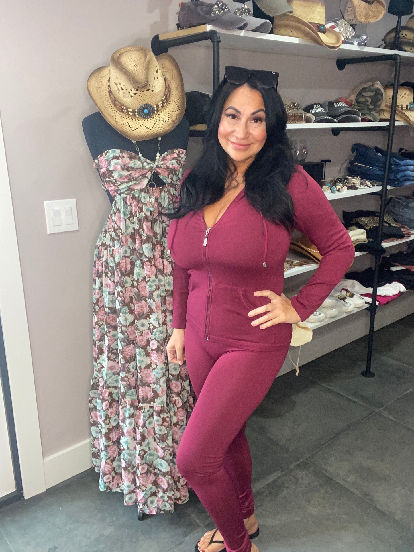 Seamless hoodie and legging lounge set