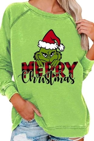 Grinch Christmas Sweatshirt