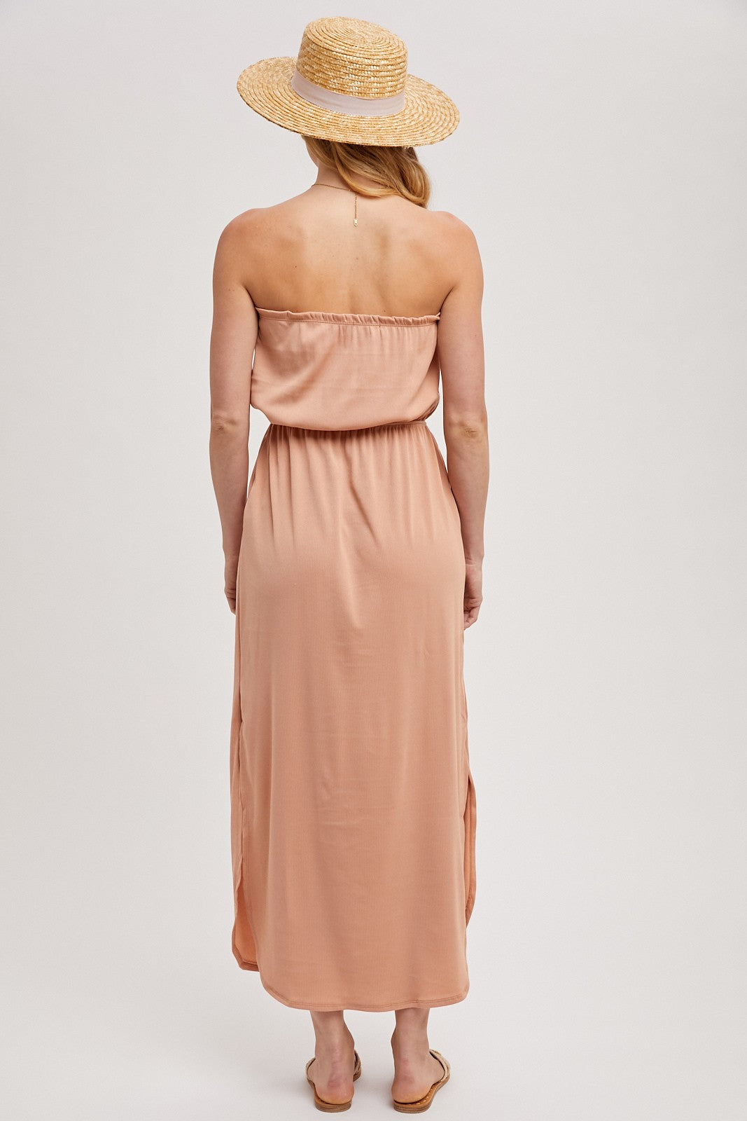 Ribbed Jersey Tube Maxi Dress