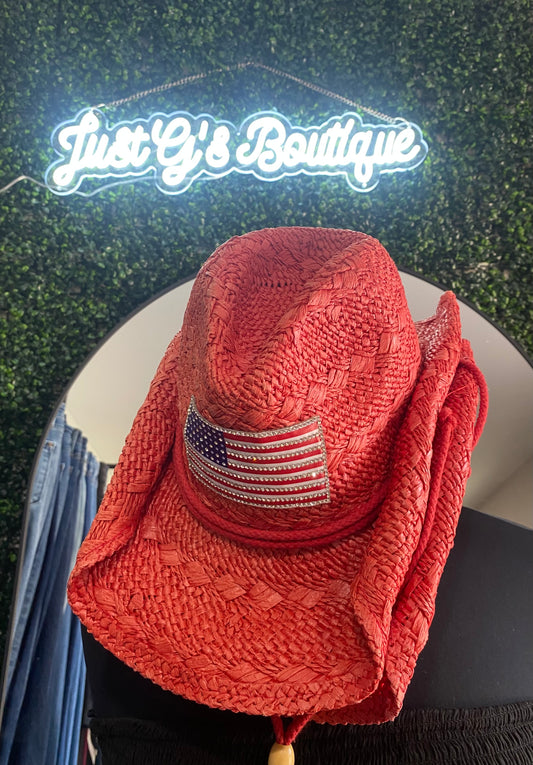 American Flag Cowboy Hat
