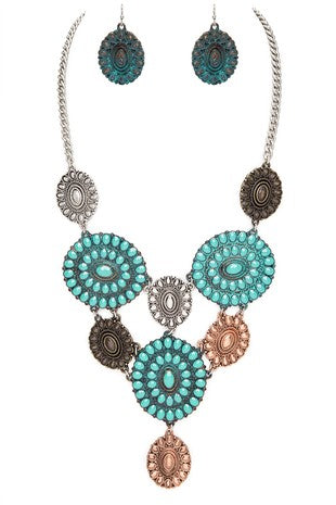 Concho Statement Necklace