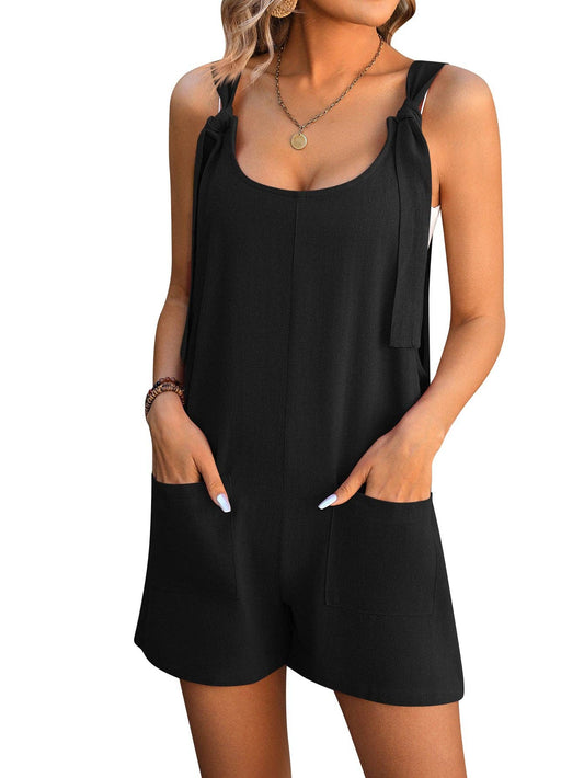 Comfy Shorts Jumpsuit Overalls
