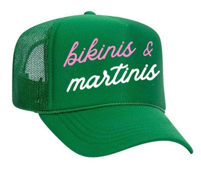 Bikinis and Martinis Trucker Hat