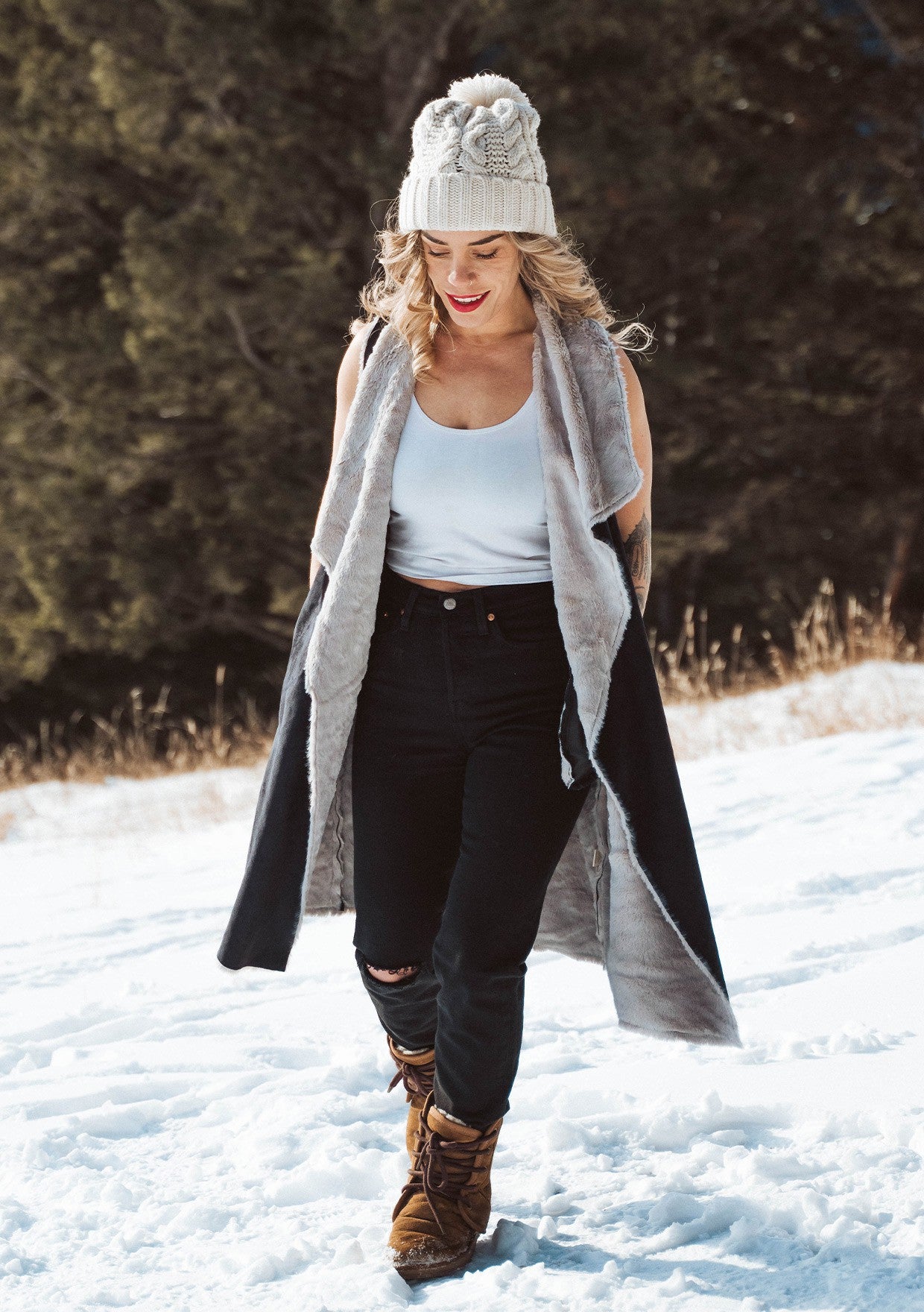 Super Soft Sleeveless Faux Suede Long Vest SOLD OUT