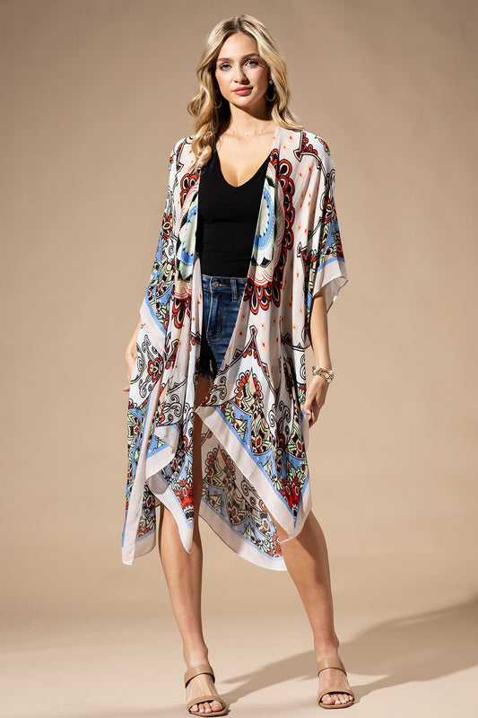 Red Mandala Kimono